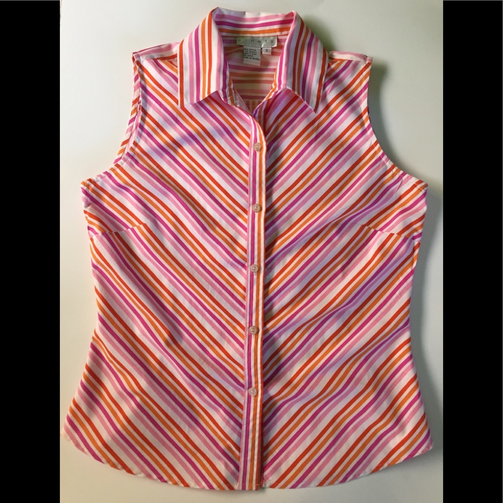 Ladies Small cool n perky sleeveless blouse, $15.